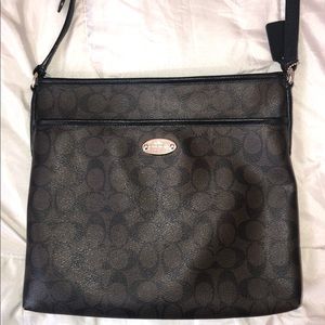 COACH Brown bag with adjustable strap